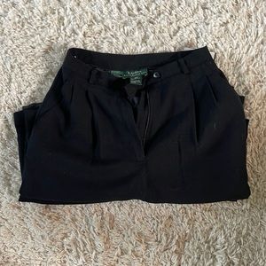 Lauren Ralph Lauren Size 4P Black Trousers